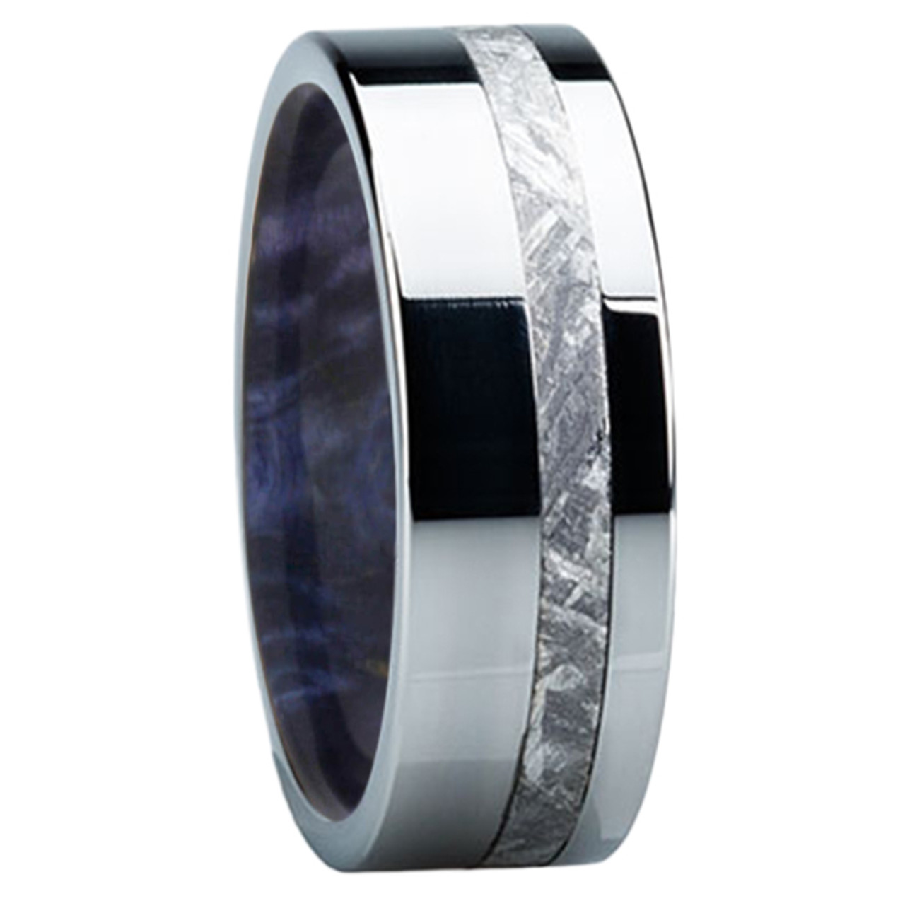 Mens on sale meteorite ring