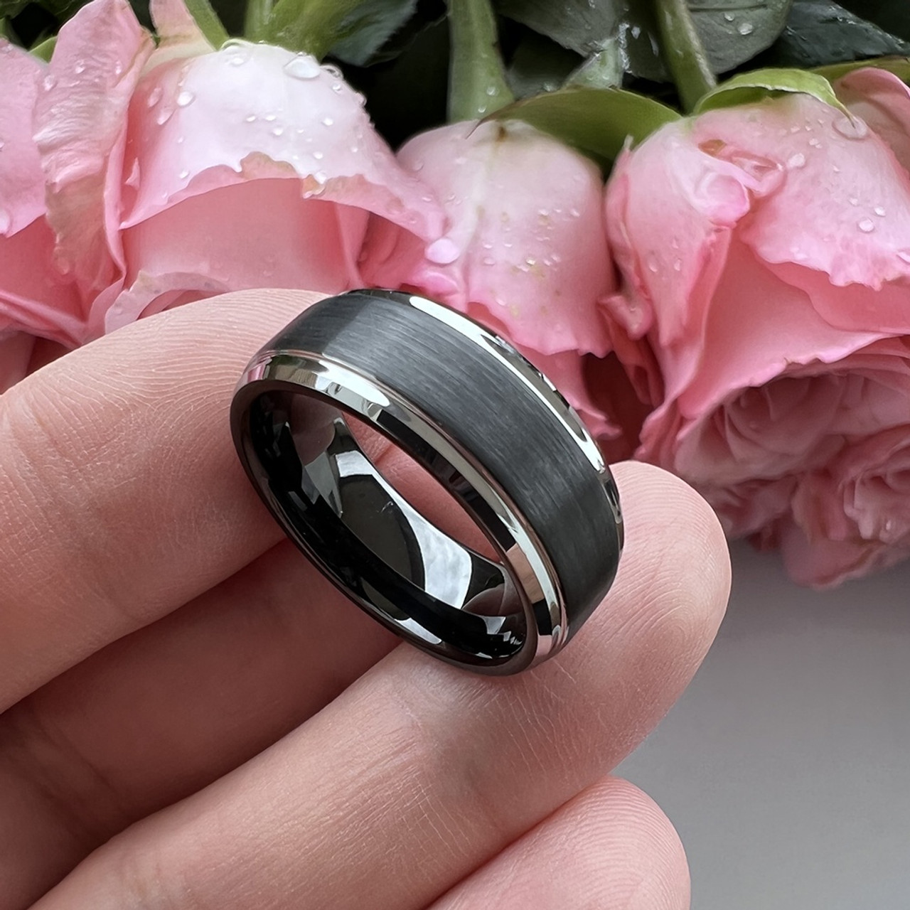 CrazyAss Jewelry Designs rustic wave ring gold silver, cool wedding band  for India | Ubuy