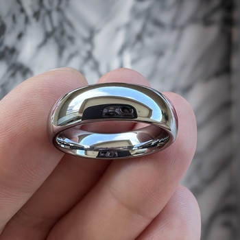 6 mm Domed Mens Wedding Bands, Lifetime Warranty - C002C 6 mm Domed Mens Wedding Bands, Lifetime Warranty - C002C