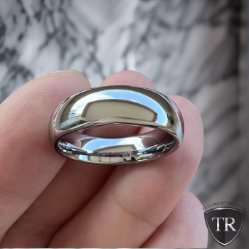 6 mm Domed Mens Wedding Bands, Lifetime Warranty - C002C 6 mm Domed Mens Wedding Bands, Lifetime Warranty - C002C
