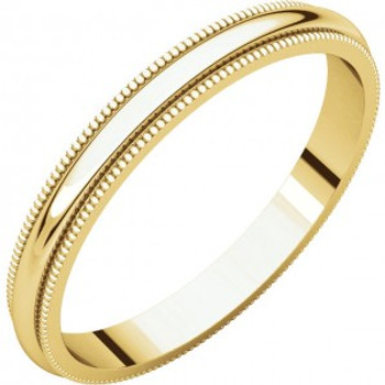 4 mm 14kt. Mens Wedding Bands in Yellow Gold Handcrafted - San Antonio 14