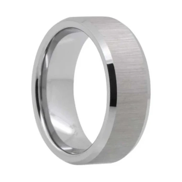 8 mm Satin Tungsten Band, Lifetime Warranty - P888C