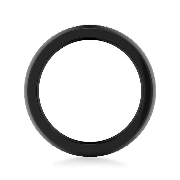 36 Infinity Design White Sapphires/Black Tungsten - T733FG