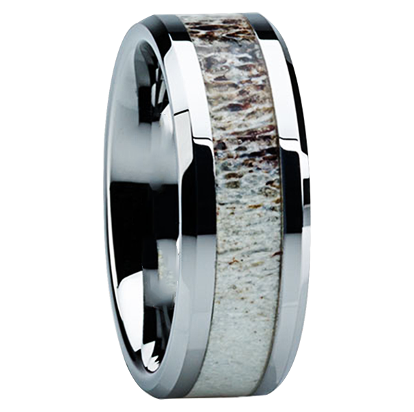 Mens Antler Wedding Rings Men s Wedding Bands