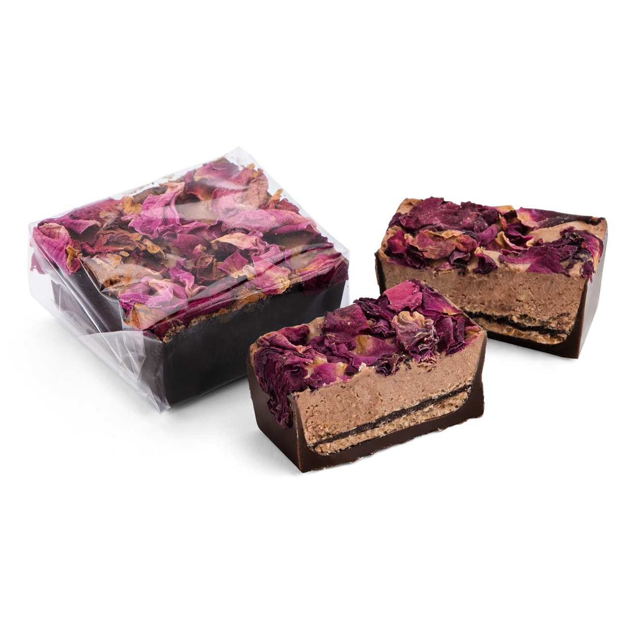 ROSE PETALS PRALINE - SEMI-SWEET / 4 Oz. (Approx. 7 Pcs.)