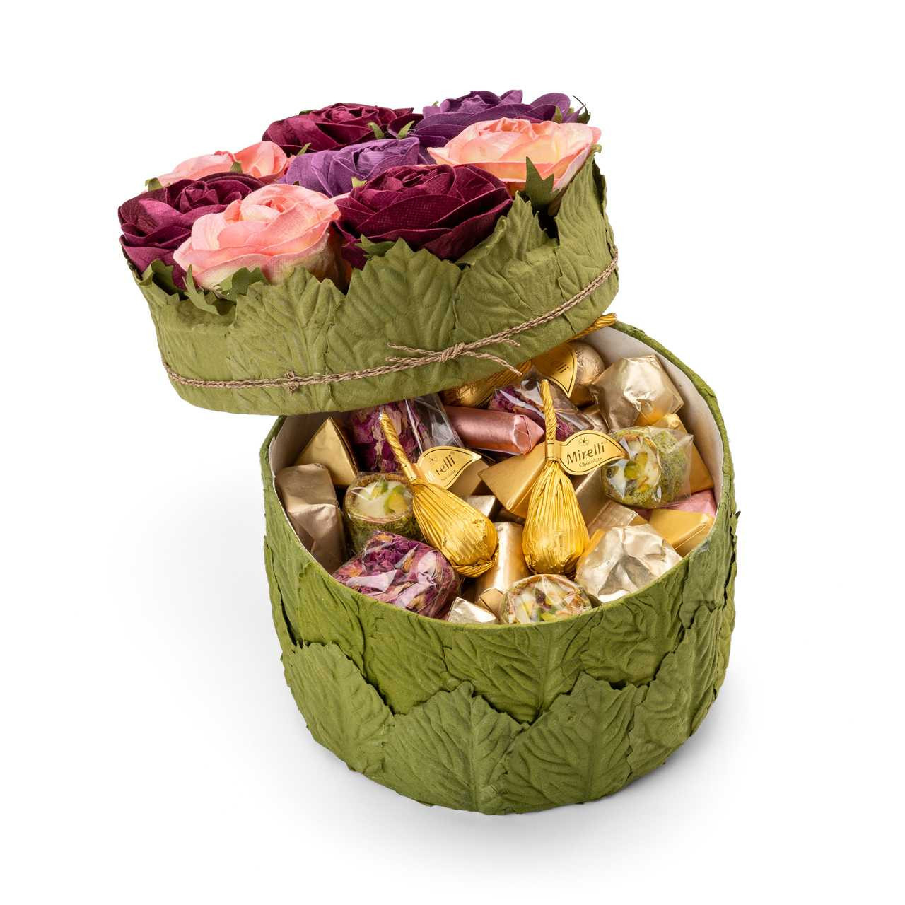 Enchantment Bianca Rose Chocolate Box | 1.5 lbs of Mixed Chocolates