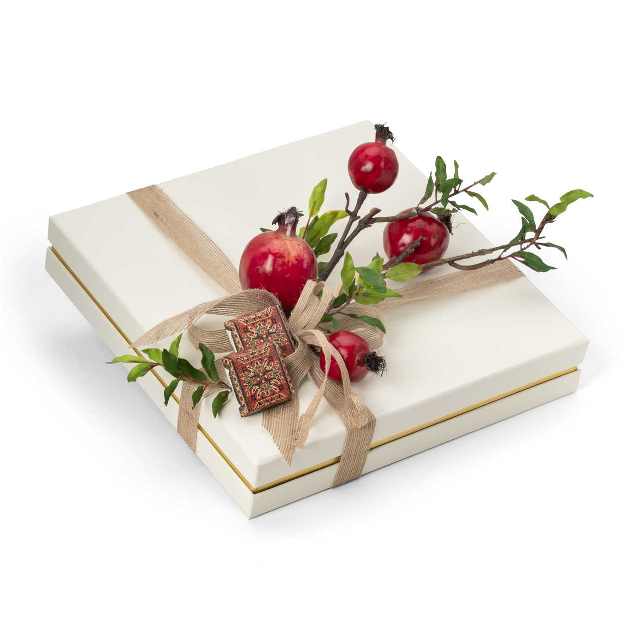 POMEGRANATE GARDEN - Valentine's Day Gift Chocolate Box - Large