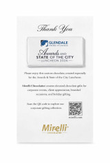 Customized Invitation Card CORPORATE GIFTING Mirelli Chocolatier