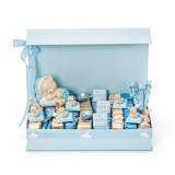 SLEEPING TEDDY - Decorated Chocolate Arrangement / Baby Boy