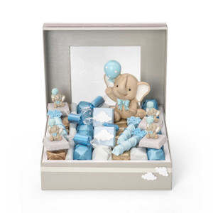 ELEPHANT - Window Chocolate Gift Box BABY BOY Mirelli Chocolatier