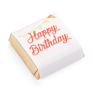 HAPPY BIRTHDAY - Decorated Chocolate Birthday Mirelli Chocolatier