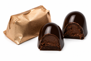 TWO HAZELNUT - DARK / Per 4 OZ (Approx. 5 Pcs.) CHOCOLATE SOLD BY WEIGHT Mirelli Chocolatier