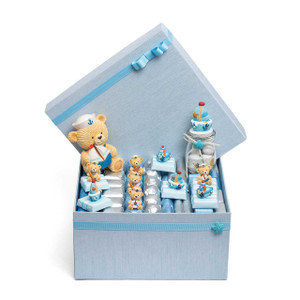 Nautical Theme Baby Boy Chocolate Box / Medium Size BABY GIFT ARRANGEMENTS Mirelli Chocolatier
