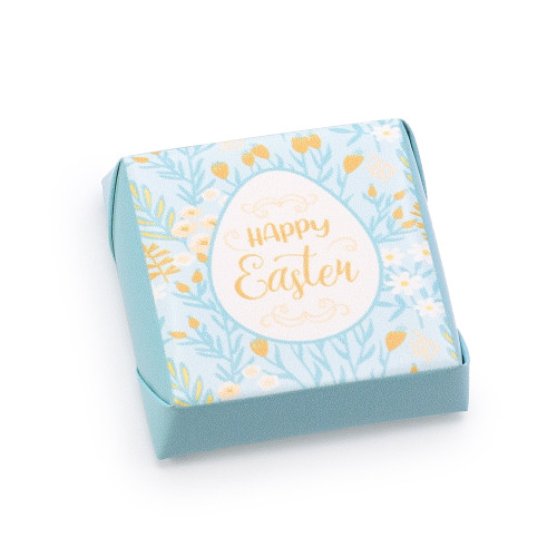 EASTER DECORATED CHOCOLATE / Flowery Blue
