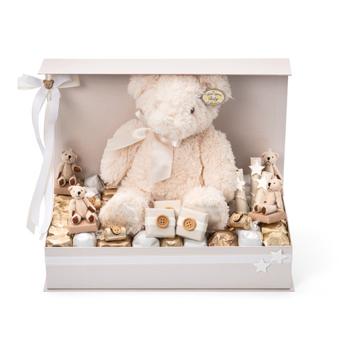 NEUTRAL TEDDY- Baby Chocolate Arrangement