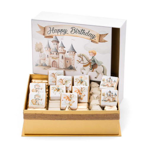 BIRTHDAY CASTLE - Chocolate Gift Box Birthday Mirelli Chocolatier