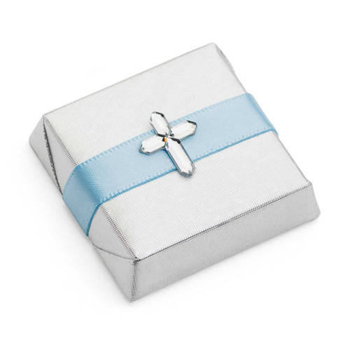 CHRISTENING - Decorated Chocolate / Cross - Silver COMMUNION / CHRISTENING Mirelli Chocolatier