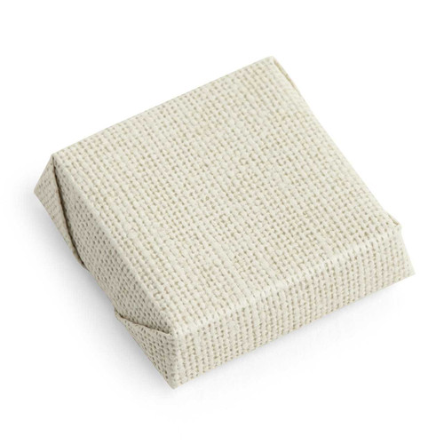 Square Chocolate Canvas Textured Wrapper CUSTOM CHOCOLATE FANCY WRAPPERS Mirelli Chocolatier