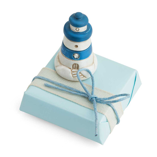 Baby Blue Lighthouse Decorated Chocolate DECORATED CHOCOLATE Mirelli Chocolatier