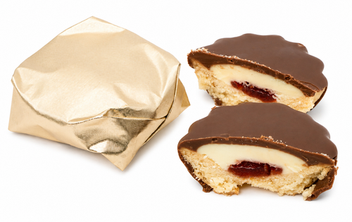 STRAWBERRY CREAM TART / Per 4 OZ. (Approx. 5 Pcs) CHOCOLATE SOLD BY WEIGHT Mirelli Chocolatier