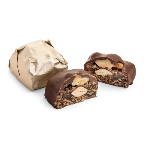 FIG ALMOND WALNUT - COMBO / PER 4 Oz. (Approx. 4 Pcs.) CHOCOLATE SOLD BY WEIGHT Mirelli Chocolatier