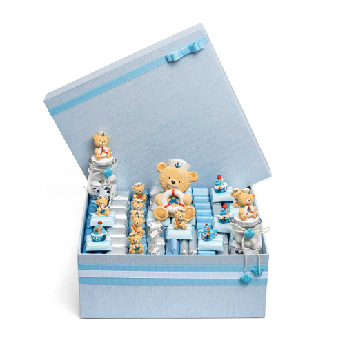 Nautical Theme Baby Boy Chocolate Box / Large Size BABY GIFT ARRANGEMENTS Mirelli Chocolatier
