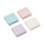 PASTEL - Square Chocolate Bars, L. Blue, Bush Pink, Lavender, Ivory