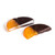 HALF ORANGE SLICE - DARK / 4 oz. (Approx. 8 pcs.) CHOCOLATE SOLD BY WEIGHT Mirelli Chocolatier