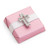 Christening Decorated Chocolate w/Rhinestone Cross - Pink COMMUNION / CHRISTENING Mirelli Chocolatier