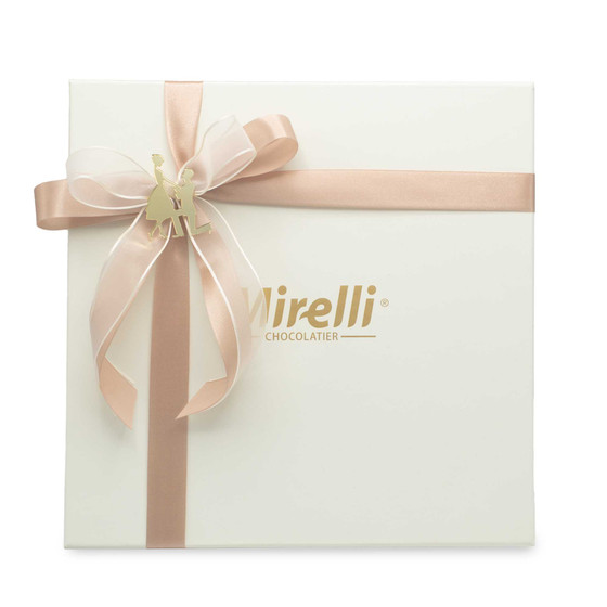 Large Golden Wrapped Chocolate Gift Boxes / MIRELLI