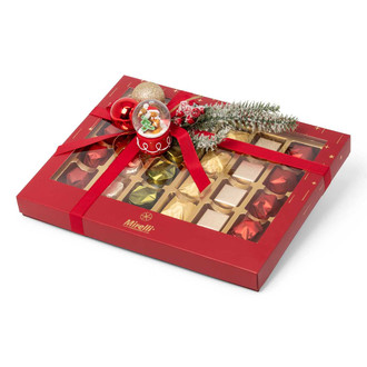 HOLIDAY DELUXE - Chocolate Gift Box CHRISTMAS / NEW YEAR Mirelli Chocolatier