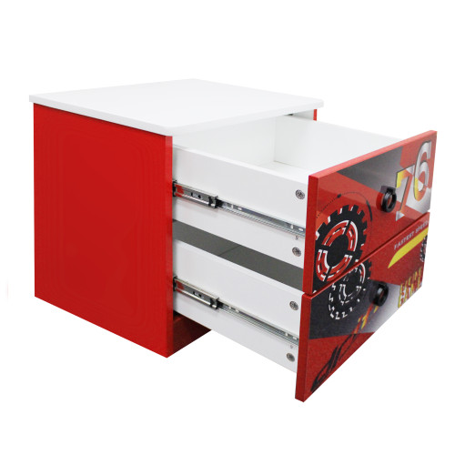 Bedside Table matching Kids Racing Car Bed Model 0076