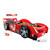 Kids Racing Racer Night Car Bed - Red 0076
