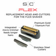 Flex Super Torque Shaver Replacement Parts