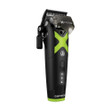 Detail of the removable magnetic drop top on the Gamma+ Xceed Clipper for easy cleaning and maintenance.