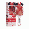 The Minnie Mouse UNbrush, featuring Minnie's signature bow at the top of the brush and inside the cushion. The Minnie Mouse UNbrush, featuring Minnie's signature bow at the top of the brush and inside the cushion.