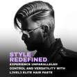 A man with a sleek, matte finish hair style made with Level 3 Matte Finish Paste. A man with a sleek, matte finish hair style made with Level 3 Matte Finish Paste.