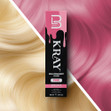 A box of Pink Kray Semi-Permanent Hair Color. A box of Pink Kray Semi-Permanent Hair Color.