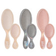 The Wet Brush Iridescent Icon Detangler Duo is available in Cream, Chrome, or Bronze color.