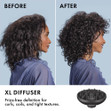 BaByliss Pro Rapido 2.0 includes an XL diffuser for frizz-free definition of curls, coils, and tight texture.