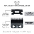 Infographic of the StyleCraft Echo DLC Taper Blade + Deep Tooth Cutter Set.
