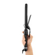 StyleCraft Stay-Temp Extended Barrel Curling Iron in hand.