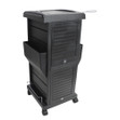 4 Tray Lockable Salon Trolley.