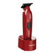 Cocco Hyper Veloce Trimmer with charge stand in Red.