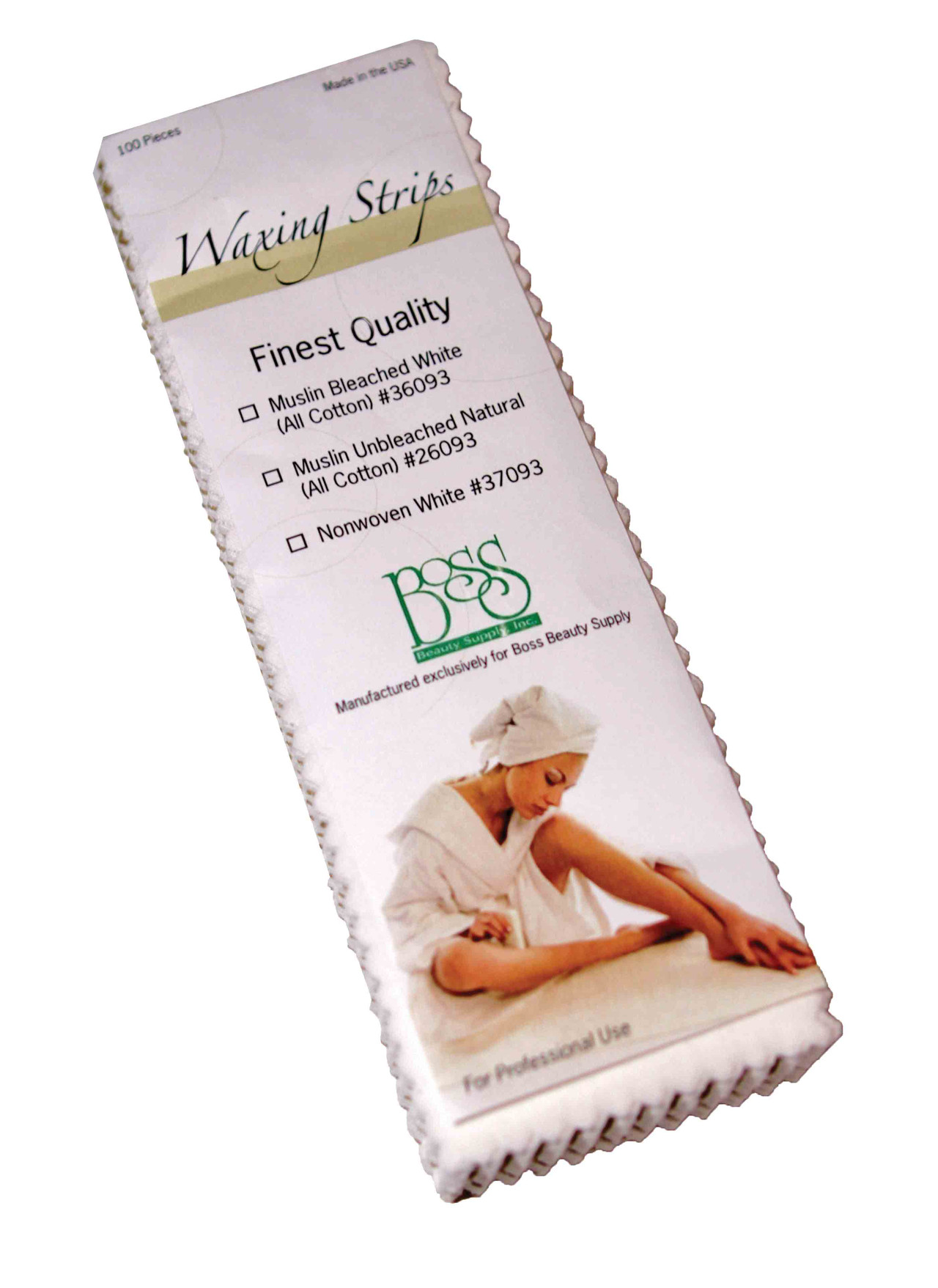 Boss Muslin Waxing Strips Salon Wax Supplies Free Shipping
