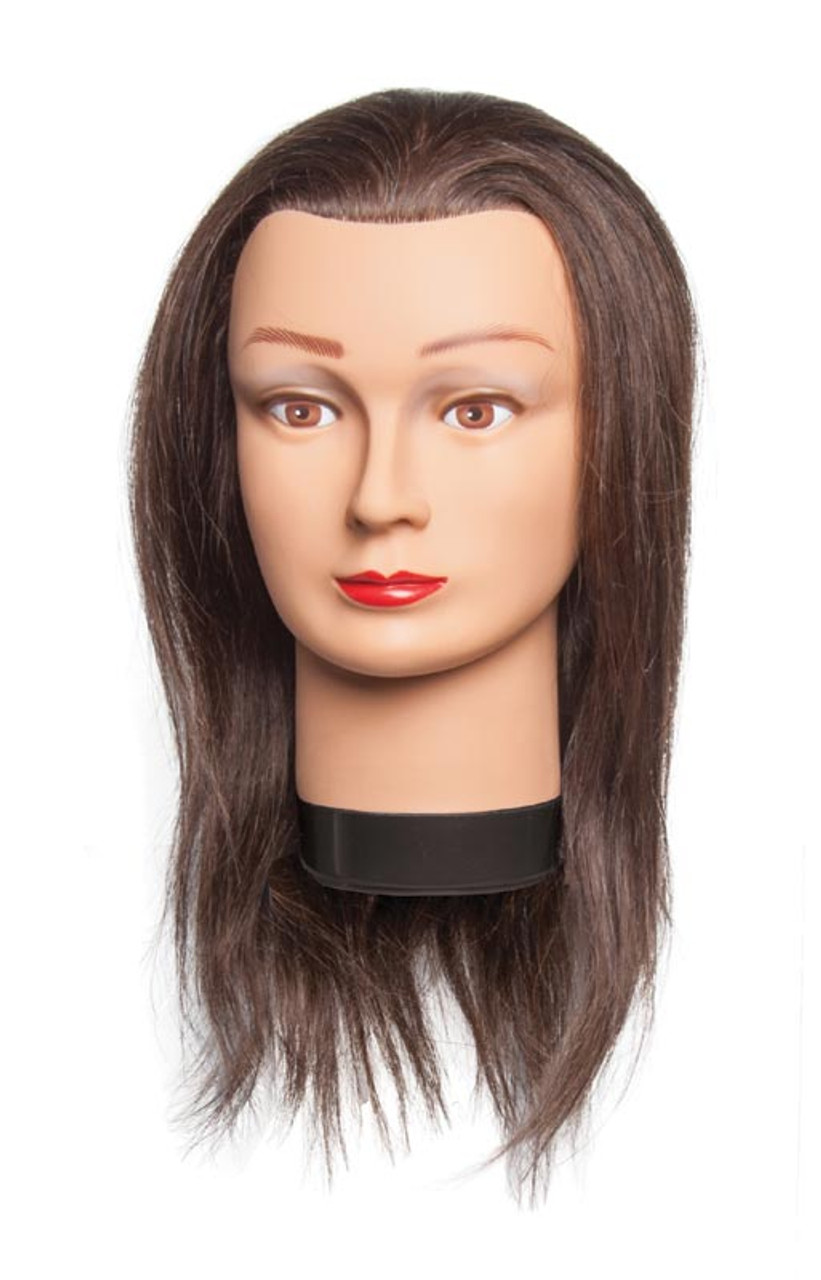 Celebrity 19 Cosmetology Mannequin Head 100% Human Hair