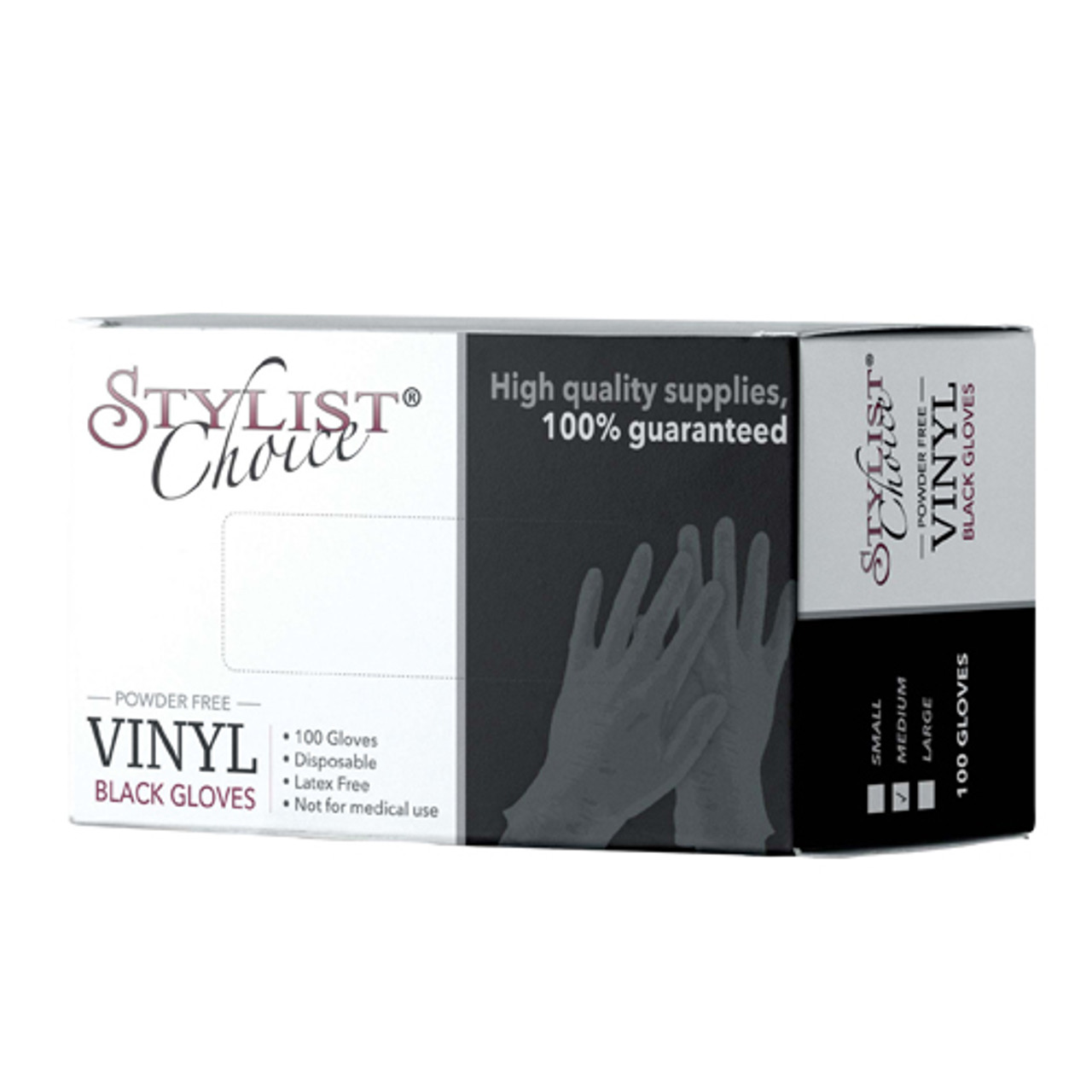 Stylist Choice® Black Vinyl Gloves | Gloves | Beauty Supply