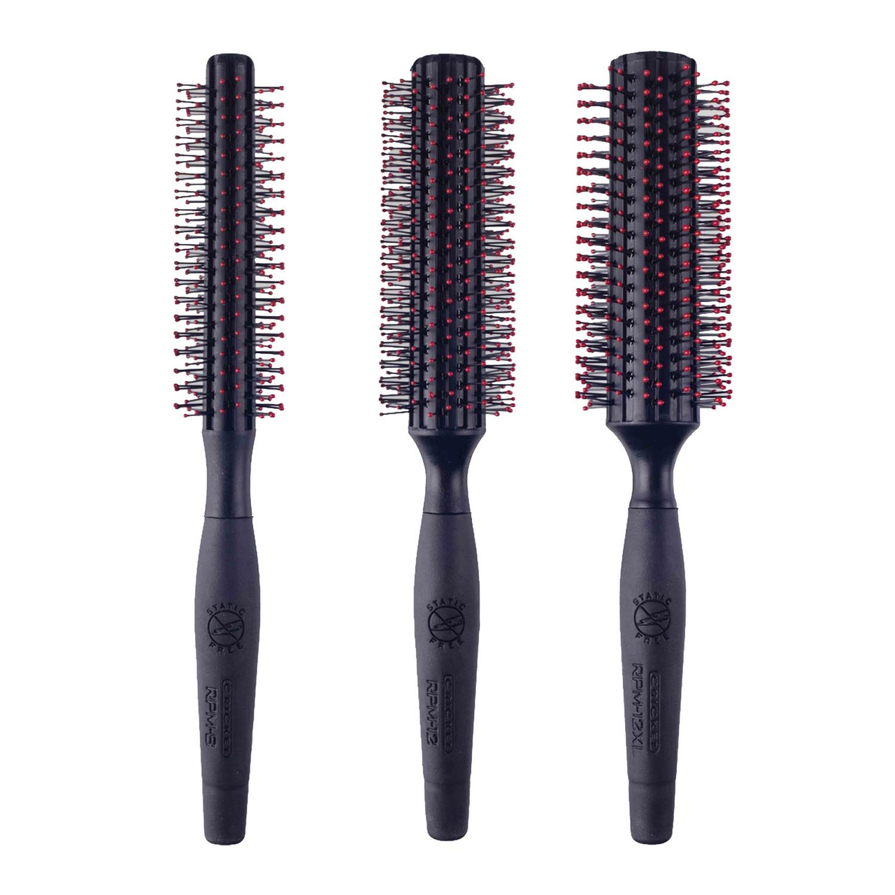 Static Free RPM Round Brushes