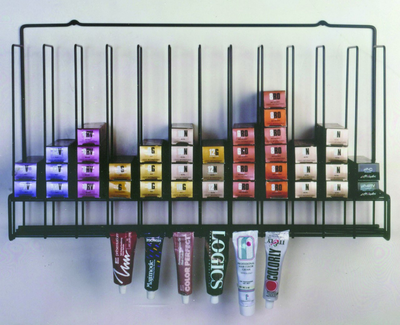 Loral Color Racks Salon Equipment | Tube Color Rack | Boss Beauty Supply