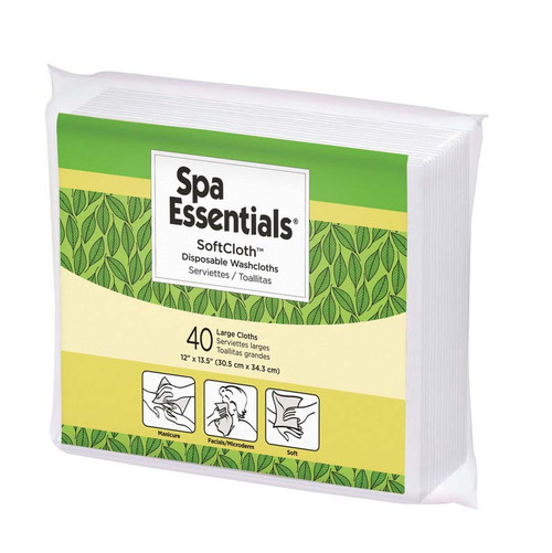 Spa Essentials SoftCloth™ Disposable Wash Cloths